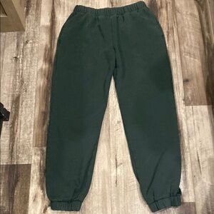 Brandy Melville hunter green joggers. Size One Size
